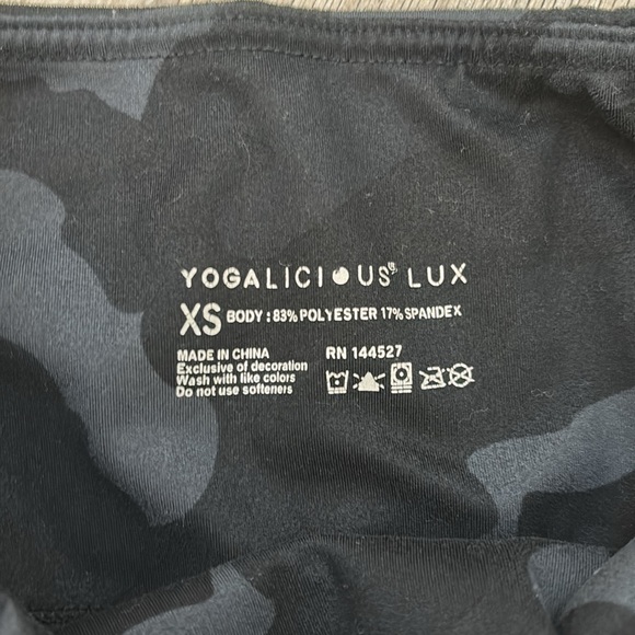 Camo yogalicious leggings black size xs - Picture 3 of 3